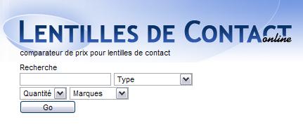 lentillesdecontactonline.fr - Comparateur de prix pour lentilles de contact